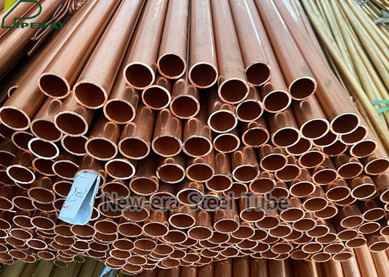 Kondensor ASTM B135 C22000 200mm Tabung Paduan Tembaga