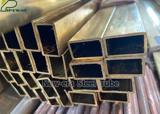 0.5mm Cold Drawn Square C27000 Brass Alloy Tube
