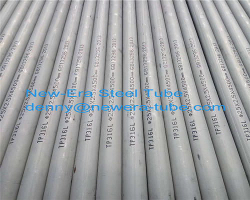ASTM A249 Tabung Boiler Mulus SUS304 SUS316 Stainless